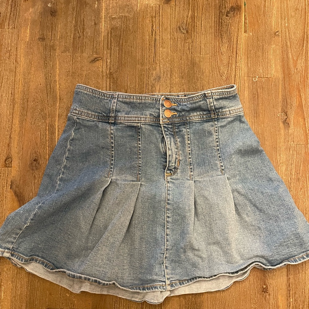 Abercrombie Kids Blue Denim Skirt